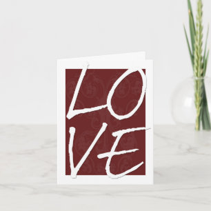 Tarjeta El día de San Valentín de AMOR