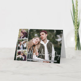 Tarjeta El día de San Valentín de amor simple elegante par