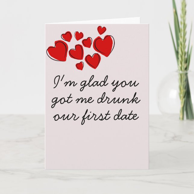 Tarjeta El día de San Valentín de Aniversario del Humor eb (Anverso)