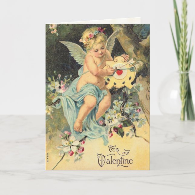 Tarjeta El día de San Valentín de Cherub de Victor (Anverso)