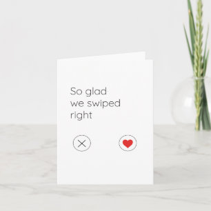 Tarjeta El día de San Valentín de citas de Interne