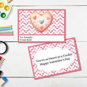 Tarjeta El día de San Valentín de clase de Cocina de Coraz
