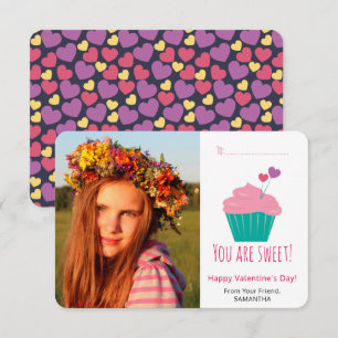 Tarjeta El día de San Valentín de clase de foto de