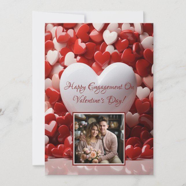 Tarjeta El día de San Valentín de compromiso Lovecore Pers (Anverso)