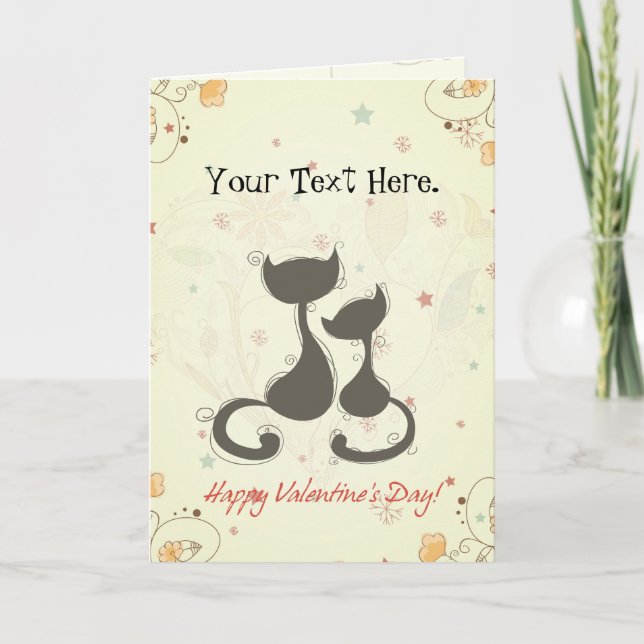 Tarjeta El día de San Valentín de dos Personalizad (Anverso)