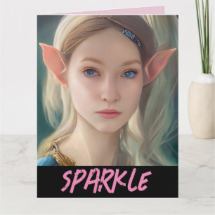 TARJETA EL DÍA DE SAN VALENTÍN DE FANTASY SPARKLE 