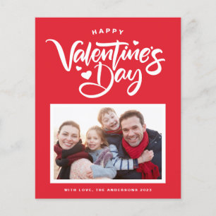 Tarjeta El día de San Valentín de fotografía de ca