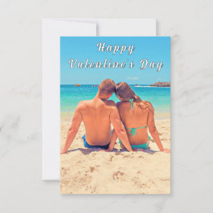 Tarjeta El día de San Valentín de fotos Personaliz