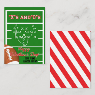 Tarjeta El día de San Valentín de fútbol de aula