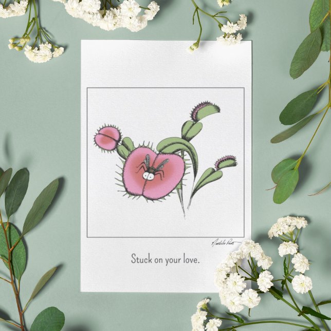 Tarjeta El día de San Valentín de la planta de Flytrampa d (Subido por el creador)