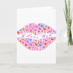 Tarjeta El día de San Valentín de los latidos romá