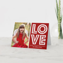 Tarjeta El día de San Valentín de Marquee de Amor