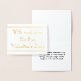 Tarjeta El día de San Valentín de personalizable