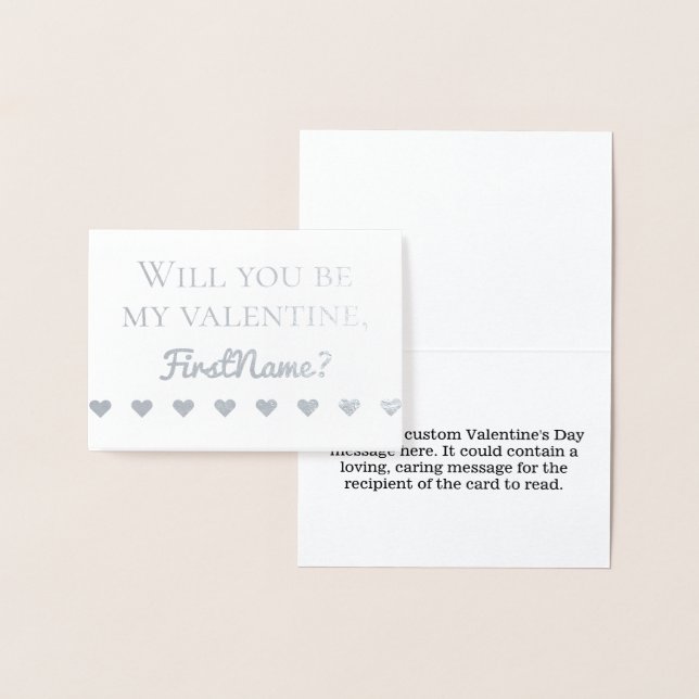 Tarjeta El día de San Valentín de personalizable (Demostración)