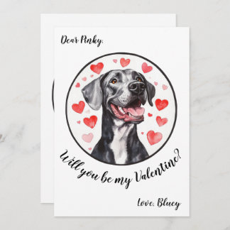 Tarjeta El día de San Valentín de personalizable G