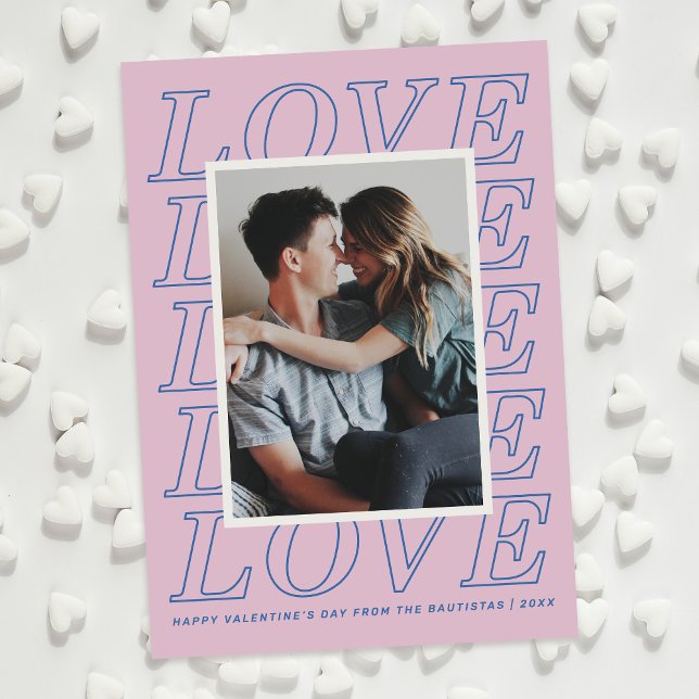 Tarjeta El día de San Valentín de tipografía de am (Subido por el creador)
