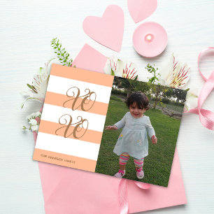 Tarjeta El día de San Valentín de XOXO con temátic