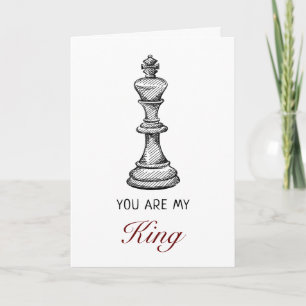 Tarjeta El día de San Valentín del Aniversario del Rey del