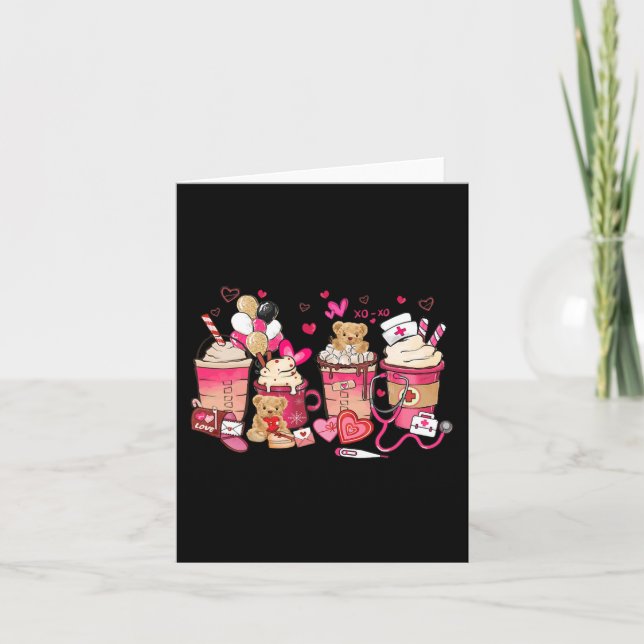Tarjeta El día de San Valentín del Café Farmacy Valentine (Anverso)