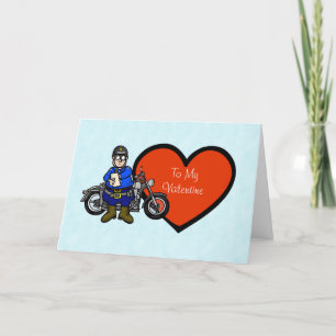 Tarjeta El día de San Valentín divertida de la pol