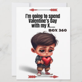 Tarjeta El día de San Valentín divertida, humor de