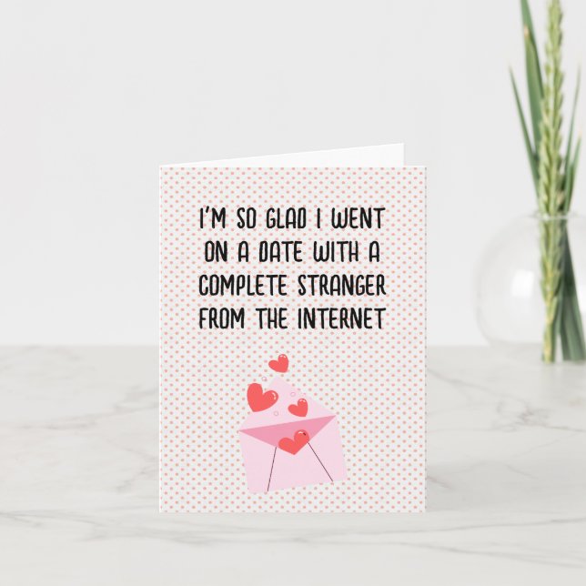 Tarjeta El día de San Valentín divertida - Me aleg (Anverso)