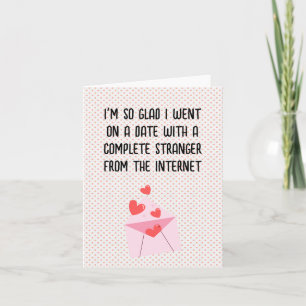 Tarjeta El día de San Valentín divertida - Me aleg