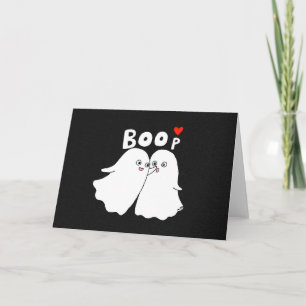 Tarjeta El día de San Valentín divertido de fantasma de Ha