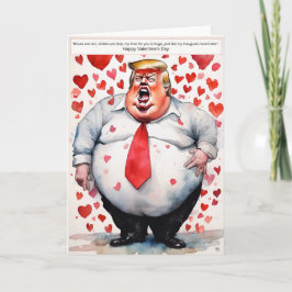 Tarjeta El día de San Valentín Drumpf
