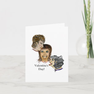 Tarjeta El día de San Valentín: El chocolate no es una car