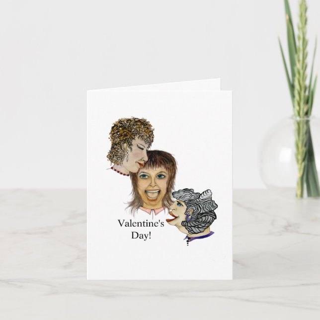 Tarjeta El día de San Valentín: El chocolate no es una car (Anverso)