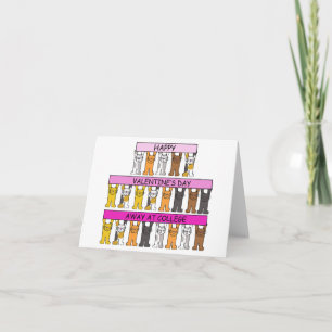 Tarjeta El día de San Valentín en el Colegio Personalizado