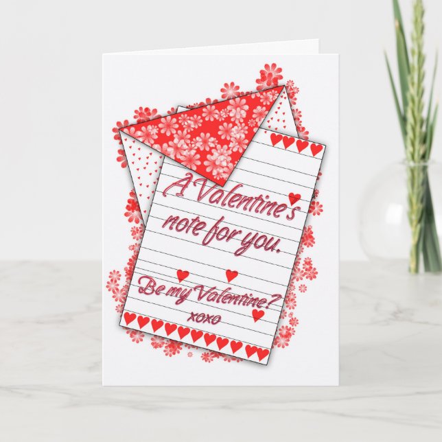 Tarjeta el día de San Valentín, ¿Es Mi San Valentí (Anverso)