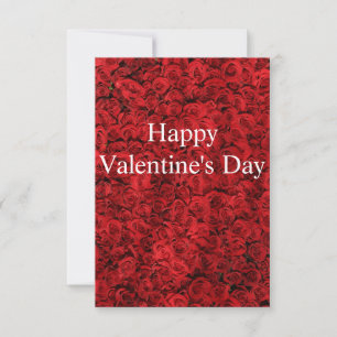 Tarjeta El día de San Valentín feliz