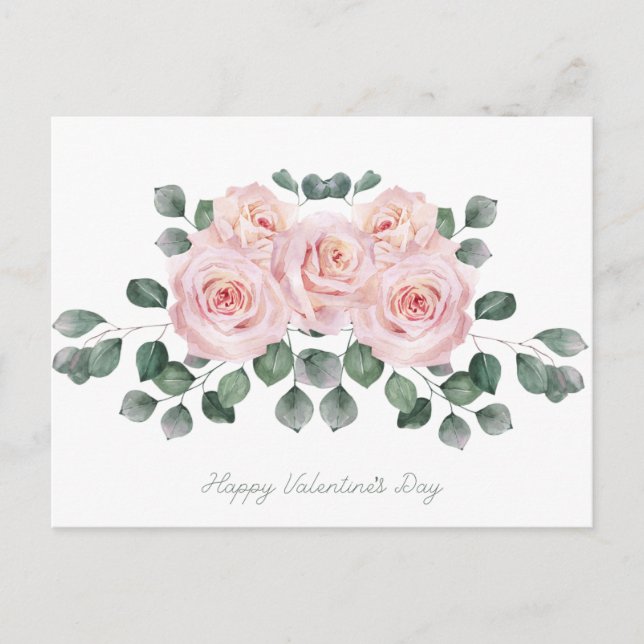 Tarjeta el día de San Valentín "Feliz Día de San V (Anverso)