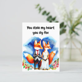 Tarjeta El día de San Valentín Fox