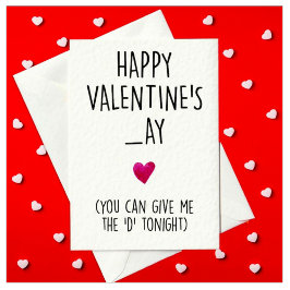 tarjeta El día de San Valentín grosera y divertida