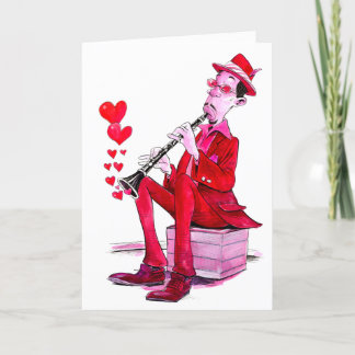 Tarjeta El día de San Valentín Jazzy