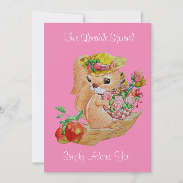 Tarjeta el día de San Valentín Lovers (Anverso)