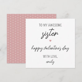 Tarjeta El día de San Valentín moderna y ligera pa