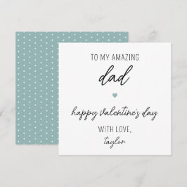 Tarjeta El día de San Valentín moderna y ligera pa