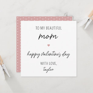 Tarjeta El día de San Valentín moderna y ligera pa