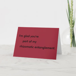 Tarjeta El día de San Valentín Nerdy
