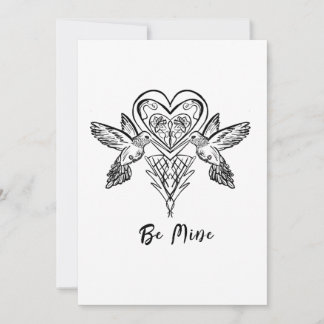 Tarjeta El día de San Valentín original de Humming