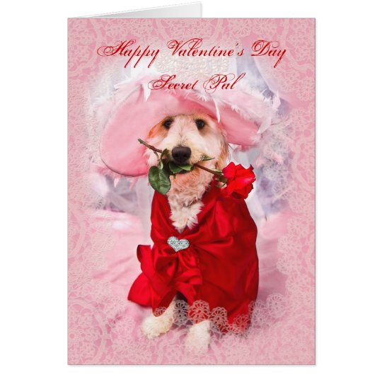Tarjeta El día de San Valentín - PAL secreto - la