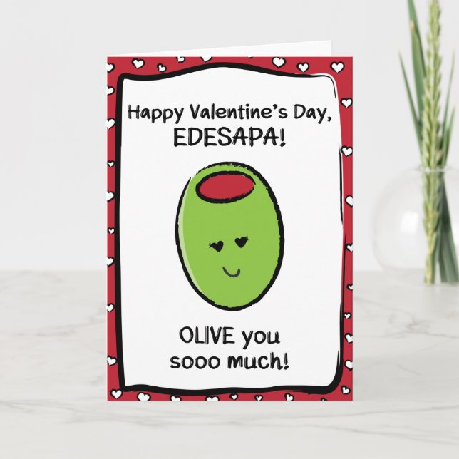 Tarjeta el día de San Valentín para Edesapa (Anverso)