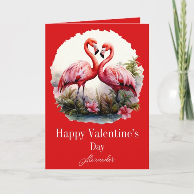 Tarjeta El día de San Valentín para él (Anverso)