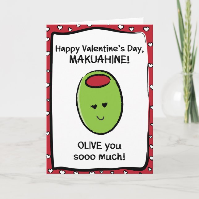 Tarjeta el día de San Valentín para Makuahine (Anverso)
