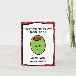 Tarjeta el día de San Valentín para Maminka