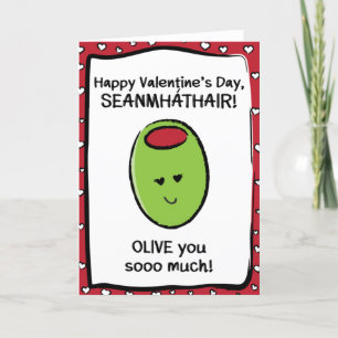 Tarjeta el día de San Valentín para Seanmháthair